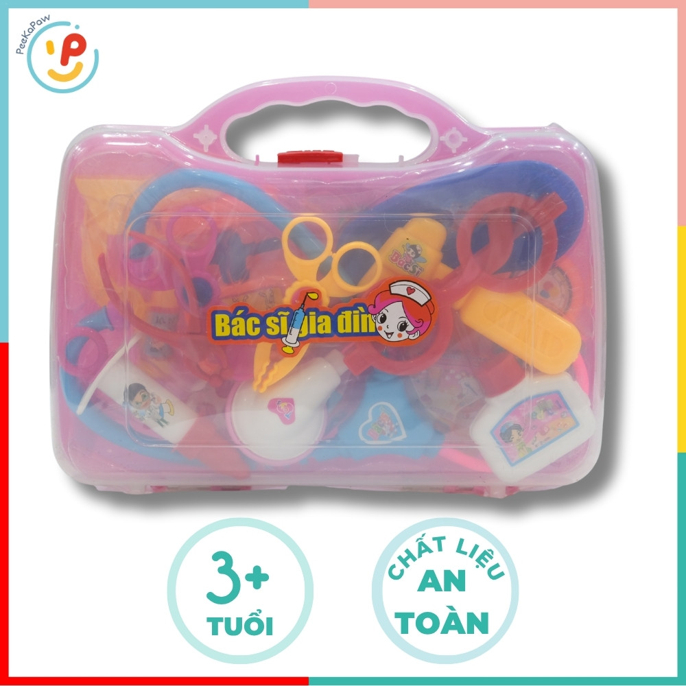Vali đồ chơi bác sĩ gia đình hàng Việt Nam 0118 PeeKaPaw Toys