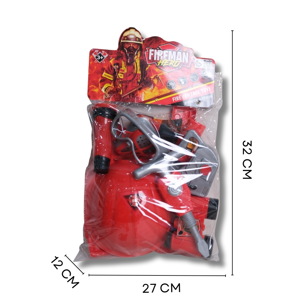 Bộ đồ chơi dụng cụ lính cứu hoả có áo bảo hộ cho bé 326-F10 PeeKaPaw Toys