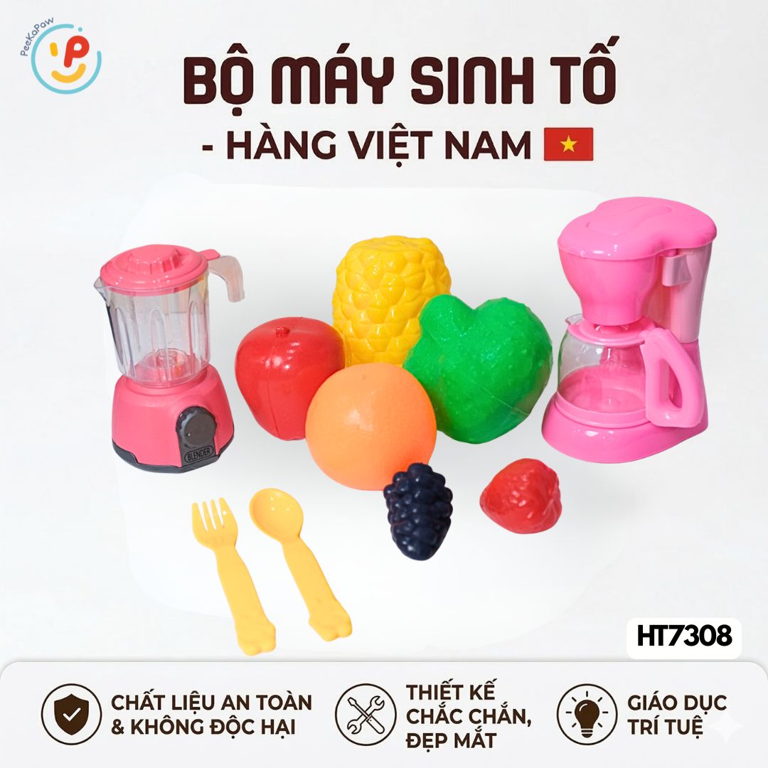 (Tổng hợp) Bộ đồ chơi nấu ăn nhà bếp và thực phẩm hàng Việt Nam PeeKaPaw Toys