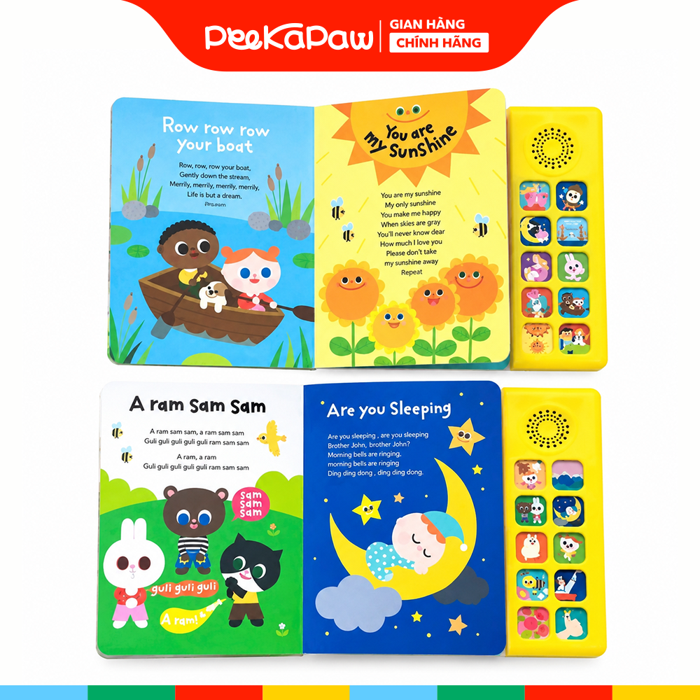 Sách âm thanh Super Simple Song cho bé học bài hát tiếng Anh PeeKaPaw Toys