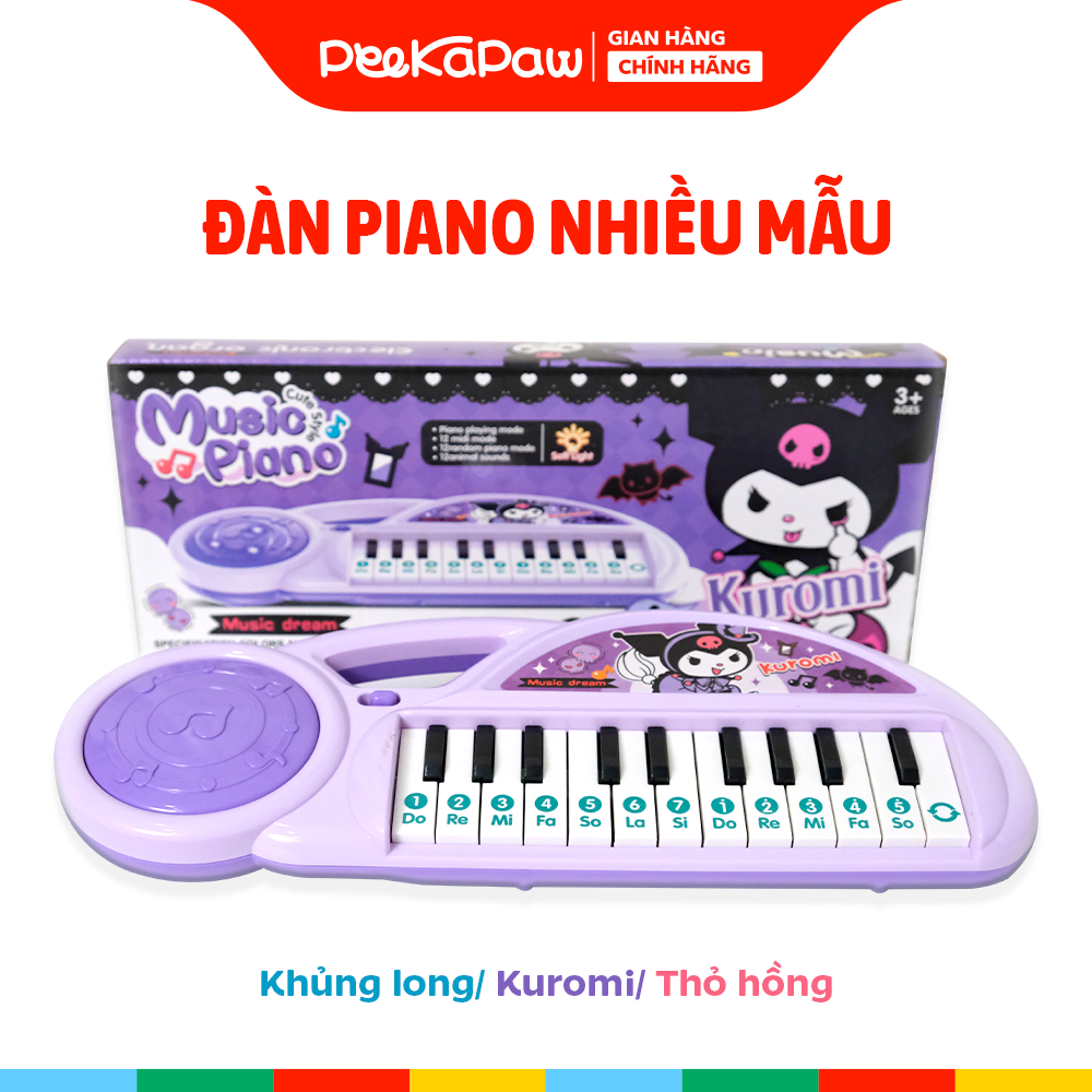 Đàn Piano đồ chơi cho bé nhiều mẫu tập làm quen âm nhạc PeeKaPaw Toys