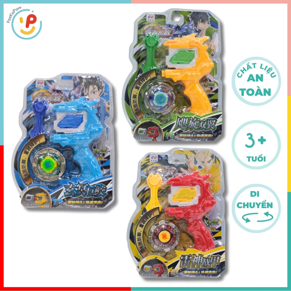 Đồ chơi bông vụ có tay cầm launcher xoay nhanh 216 PeeKaPaw Toys