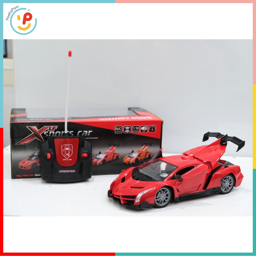 Xe ô tô dáng thể thao điều khiển từ xa tỉ lệ 1:16 có đèn 789-506 – PeeKaPaw Toys