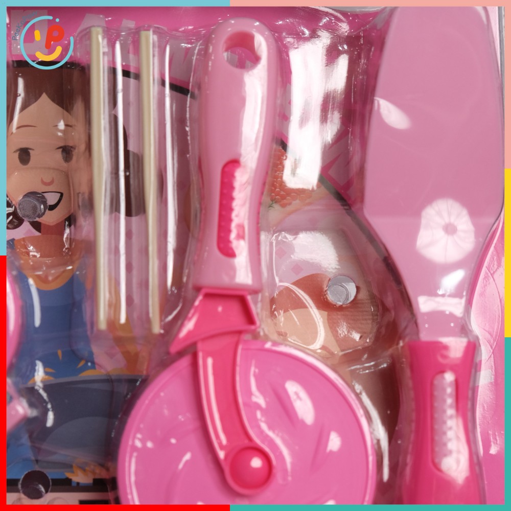 Đồ chơi nấu ăn làm bánh pizza có lò nướng vỉ ép 9970 PeeKaPaw Toys