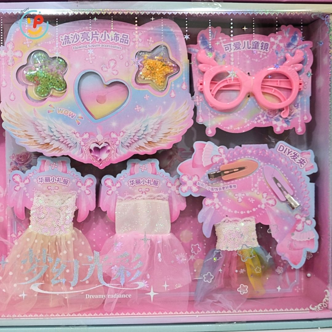 Búp bê công chúa thời trang và phụ kiện váy xinh đẹp 102-158B PeeKaPaw Toys