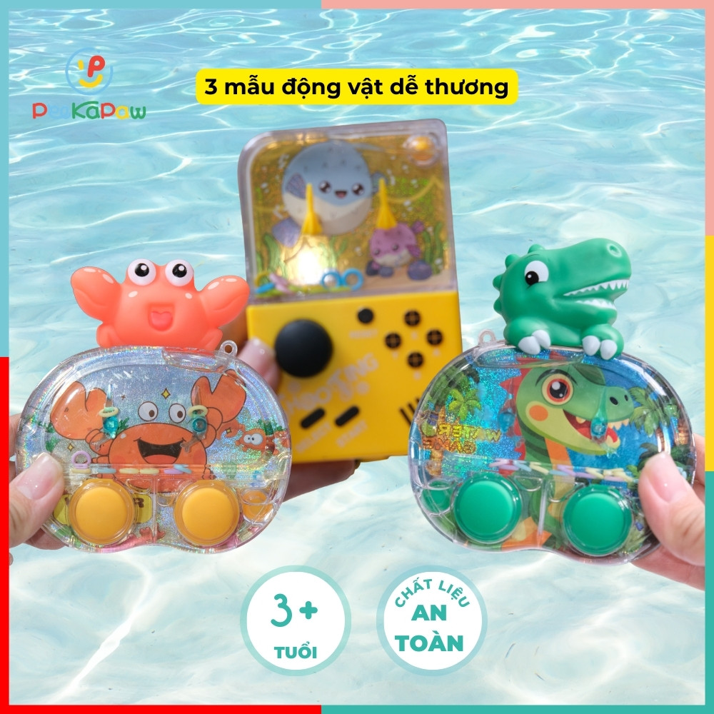 Đồ chơi tuổi thơ máy bắn vòng nước nhiều mẫu dễ thương PeeKaPaw Toys