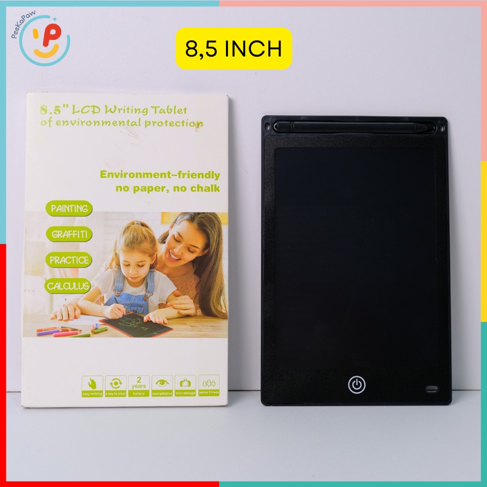 Bảng tự xoá màn hình LCD bảo vệ mắt nhiều mẫu PeeKaPaw Toys