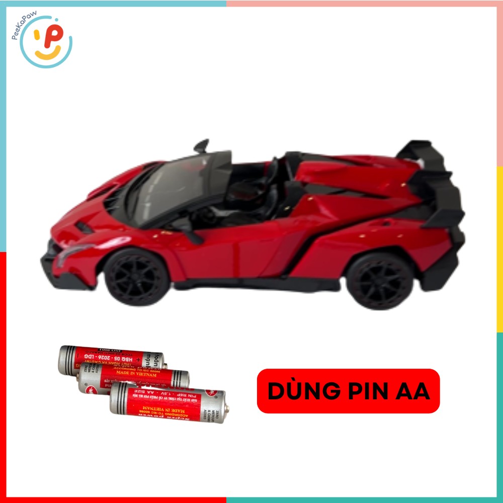 Xe Đua Điều Khiển Từ Xa Mở Cửa 2 Bên 3688-K13 PeeKaPaw Toys