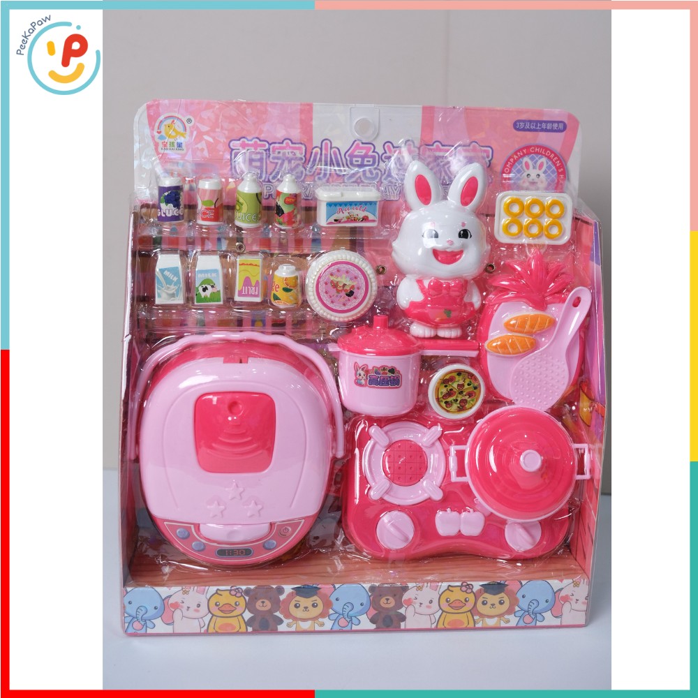 Đồ chơi nhà bếp nồi cơm tủ lạnh máy sinh tố cho bé 506 PeeKaPaw Toys