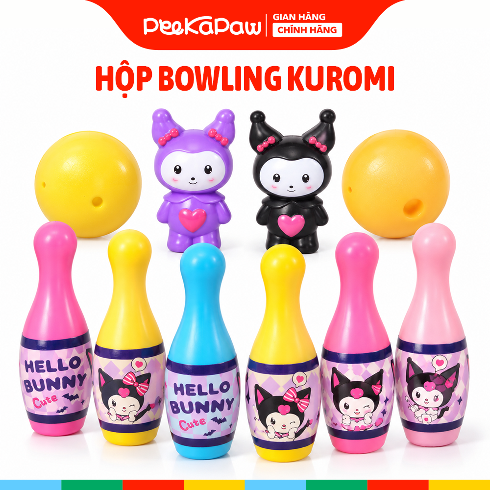 Hộp đồ chơi thể thao Bowling Kuromi 1688-29 PeeKaPaw Toys