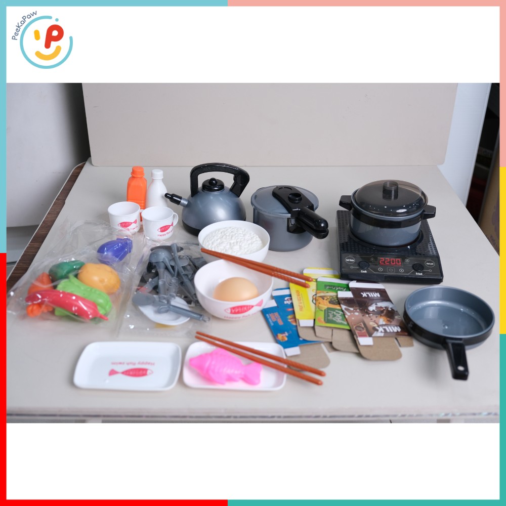 Đồ chơi nấu ăn nhà bếp 36 chi tiết Play House 5763 PeeKaPaw Toys