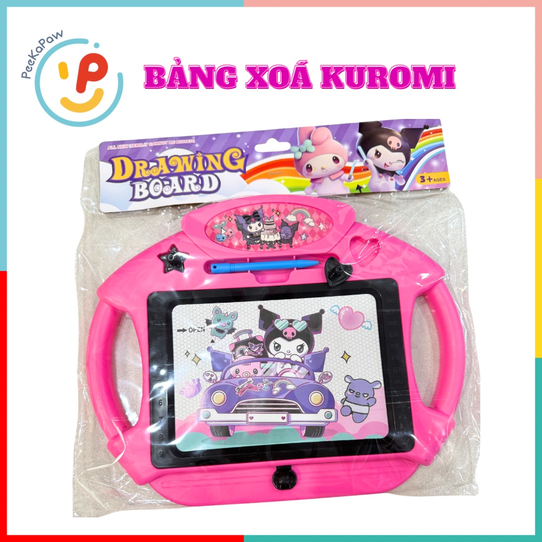 Bảng vẽ xóa thông minh cho bé hình Kuromi dễ thương PeeKaPaw Toys