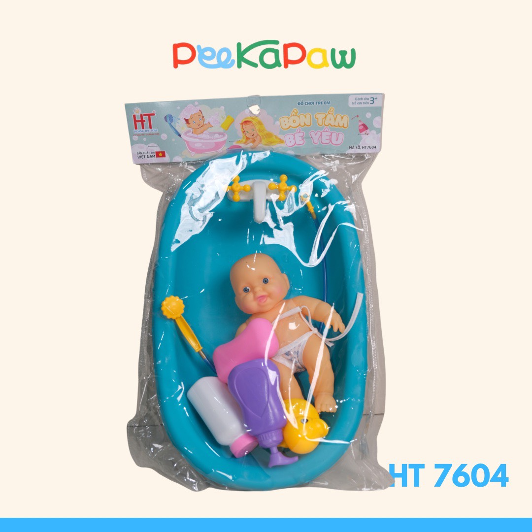 Đồ chơi Thau Tắm Búp Bê Bồn Tắm Phụ Kiện nhiều mẫu hàng Việt Nam