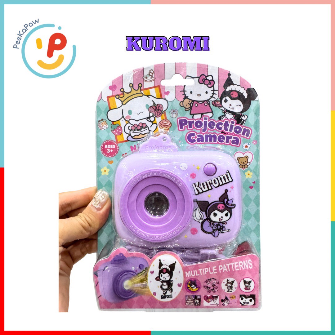 Đồ chơi Máy ảnh chiếu hình Hello Kitty Kuromi Melody 3078 PeeKaPaw Toys