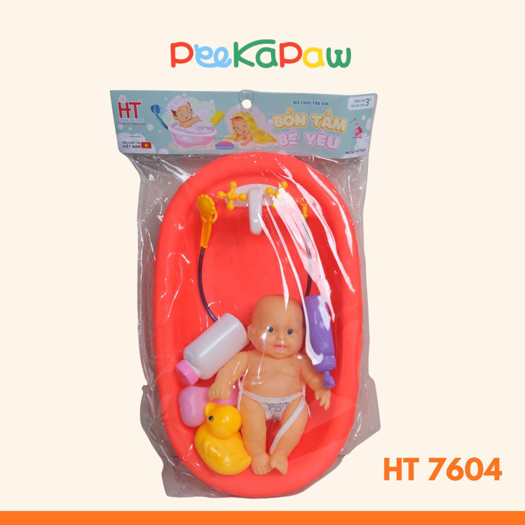 Đồ chơi Thau Tắm Búp Bê Bồn Tắm Phụ Kiện nhiều mẫu hàng Việt Nam