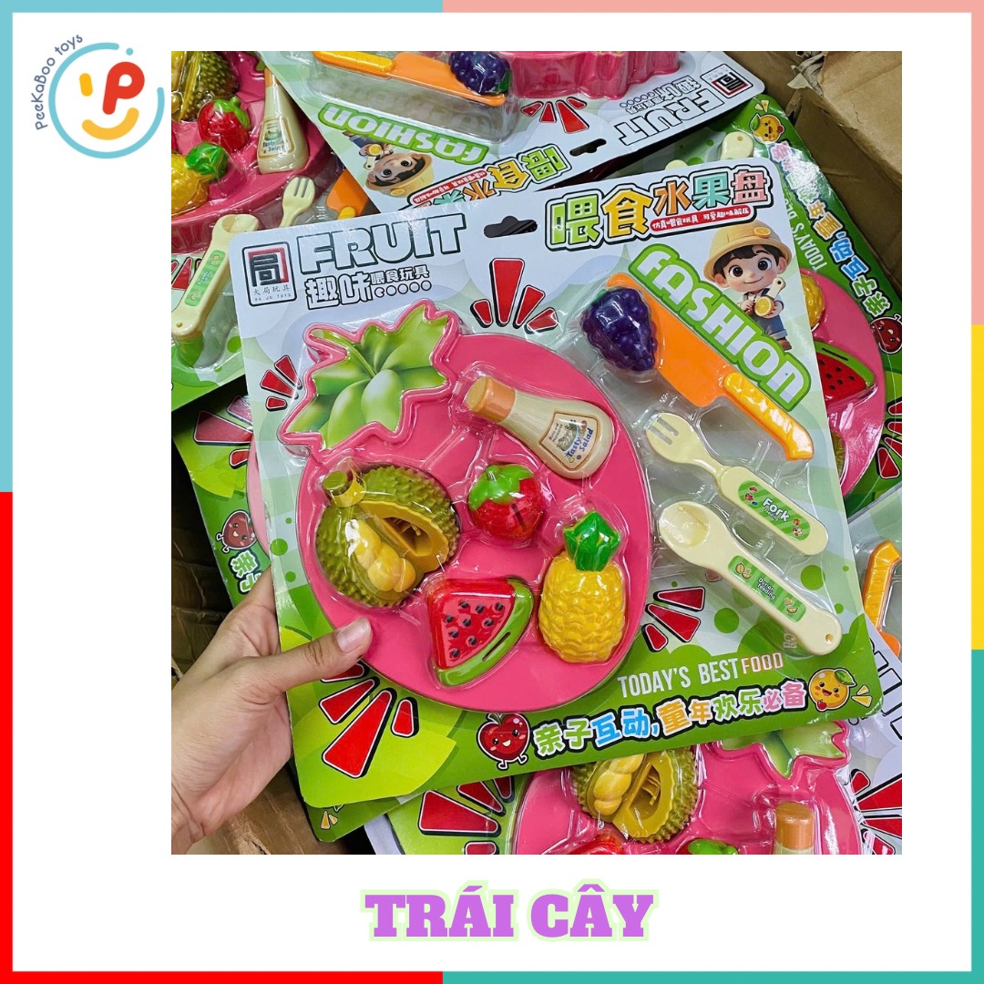 Đồ chơi đút ăn thạch pudding gà rán hamburger cho bé tập ăn uống vui nhộn PeeKaPaw Toys