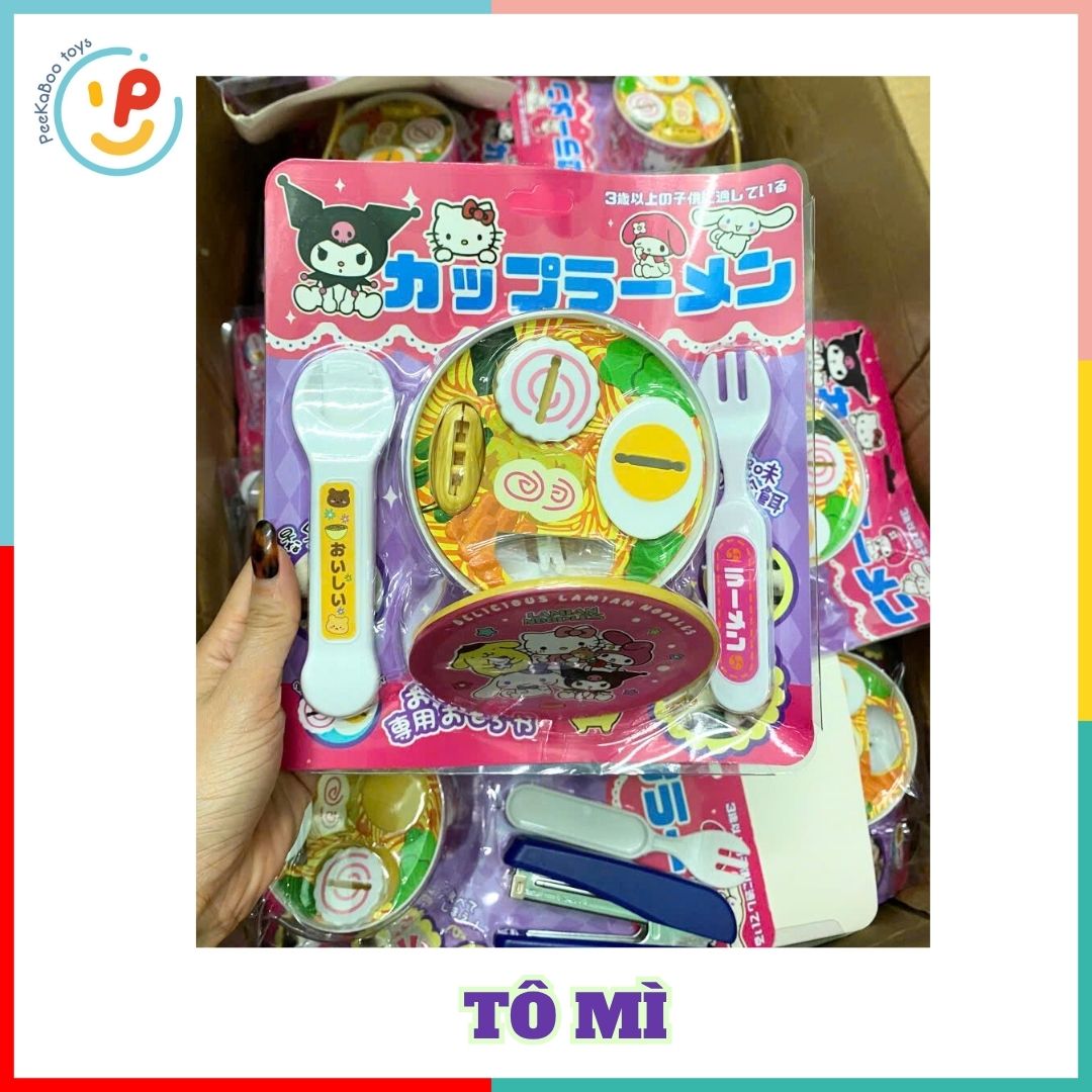 Đồ chơi đút ăn thạch pudding gà rán hamburger cho bé tập ăn uống vui nhộn PeeKaPaw Toys