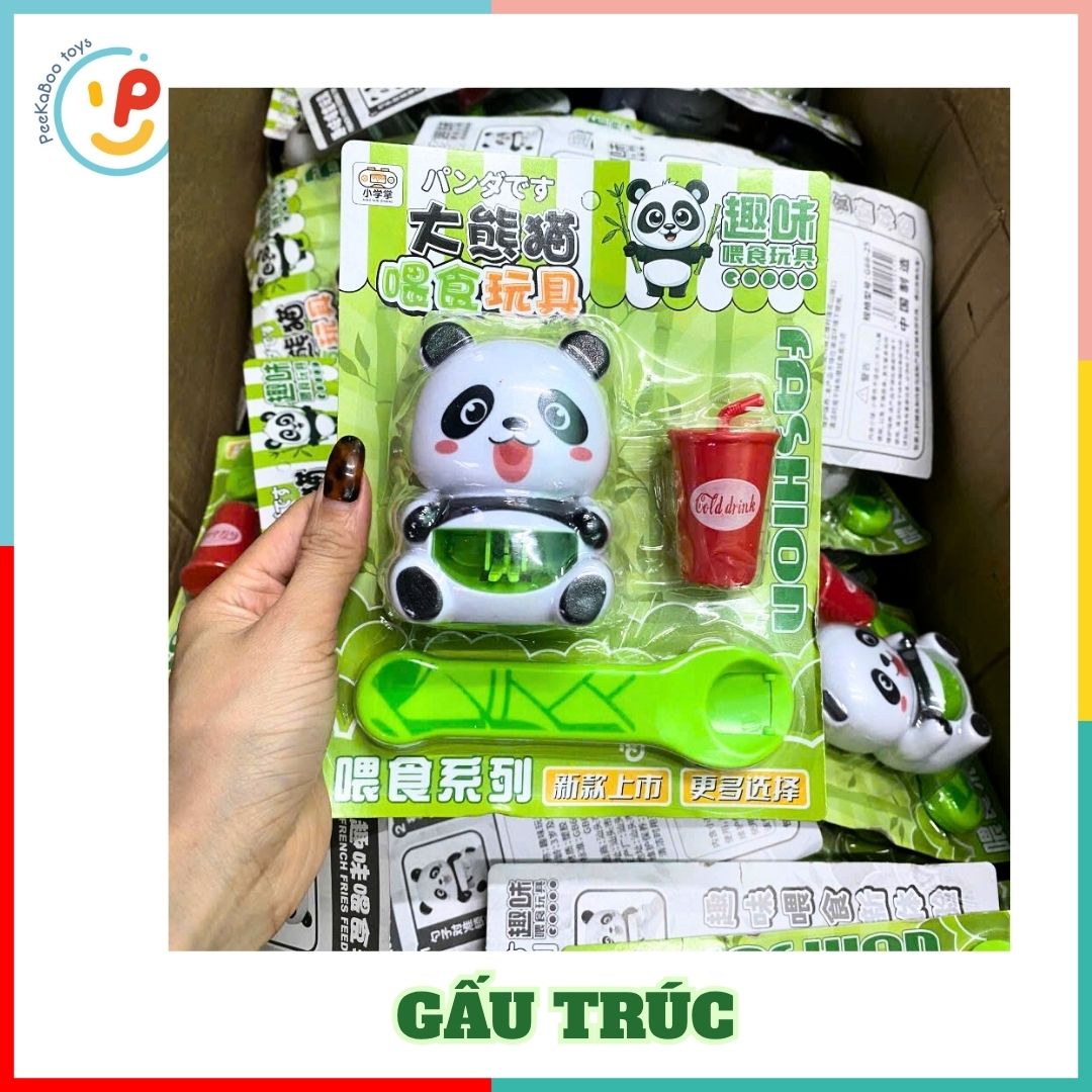 Đồ chơi đút ăn thạch pudding gà rán hamburger cho bé tập ăn uống vui nhộn PeeKaPaw Toys