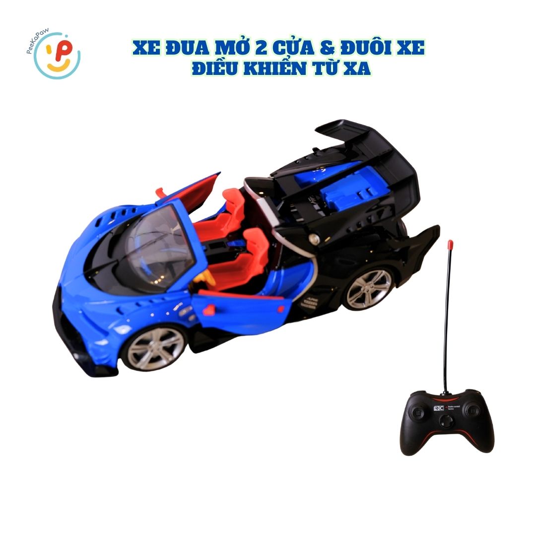 Đồ chơi xe thể thao mở 2 cửa đuôi xe điều khiển từ xa 8901 - Peekaboo Toys