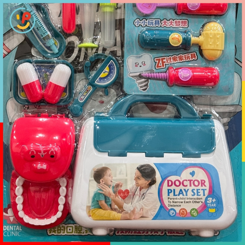 Đồ chơi bác sĩ nha khoa 9923 mô phỏng dụng cụ nha khoa cho bé kèm vali – PeeKaPaw Toys