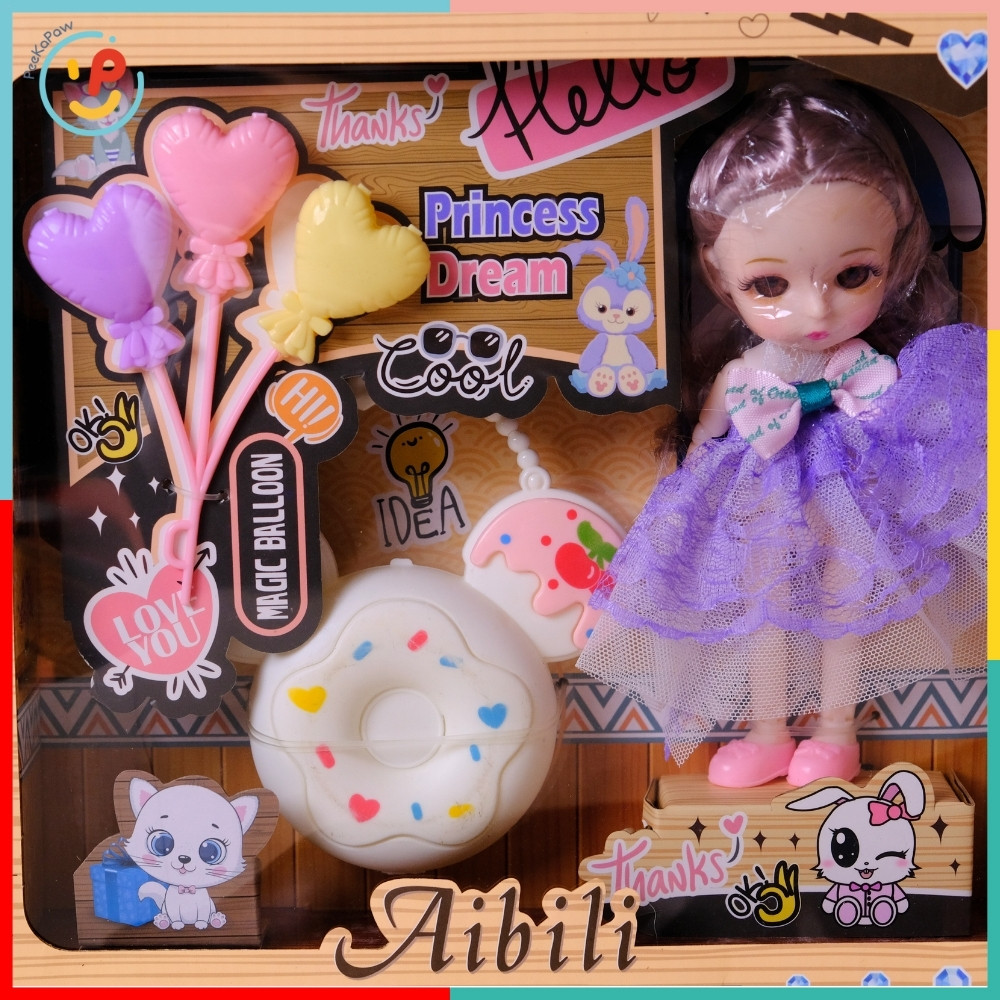 Bộ búp bê công chúa 678-21 kèm phụ kiện phòng ngủ dễ thương cho bé – PeeKaPaw Toys