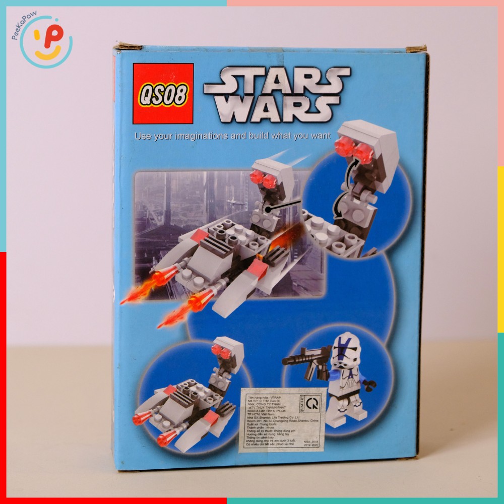 Bộ ráp hình Star Wars 88041 lắp ghép phi thuyền kèm lính mini – PeeKaPaw Toys