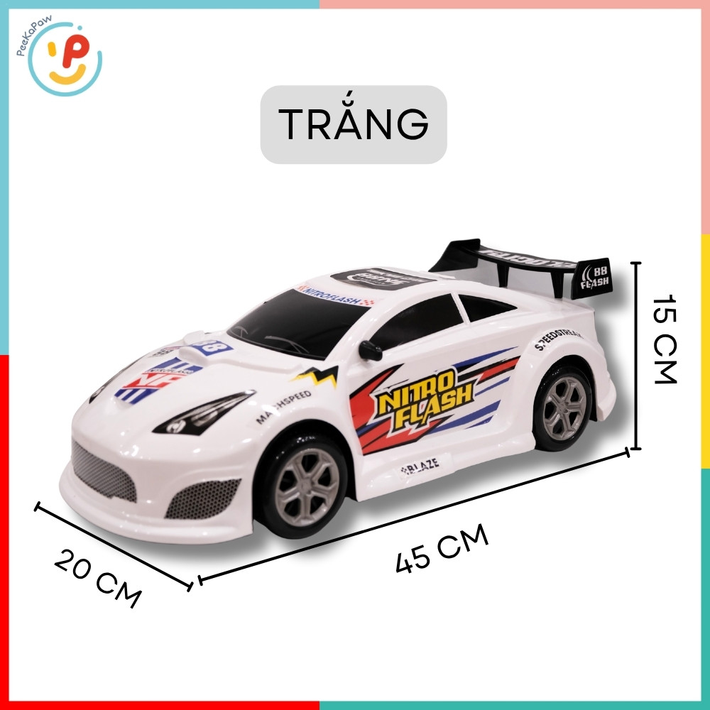 Xe hơi đồ chơi chạy trớn Việt Nam kích thước to 45cm nhiều màu – PeeKaPaw Toys