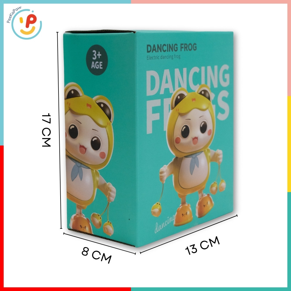 Ếch nhảy múa có đèn nhạc vui nhộn cho bé 735-663 PeeKaPaw Toys