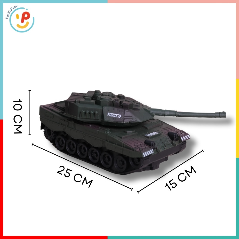 Xe Tăng Điều Khiển Từ Xa Pin Sạc 585-50 PeeKaPaw Toys