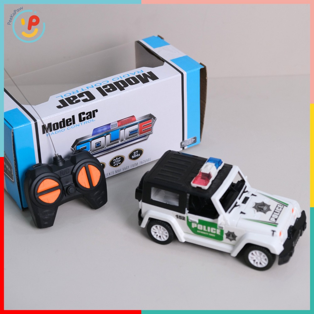 Xe cảnh sát Jeep điều khiển từ xa 6608 PeeKaPaw Toys