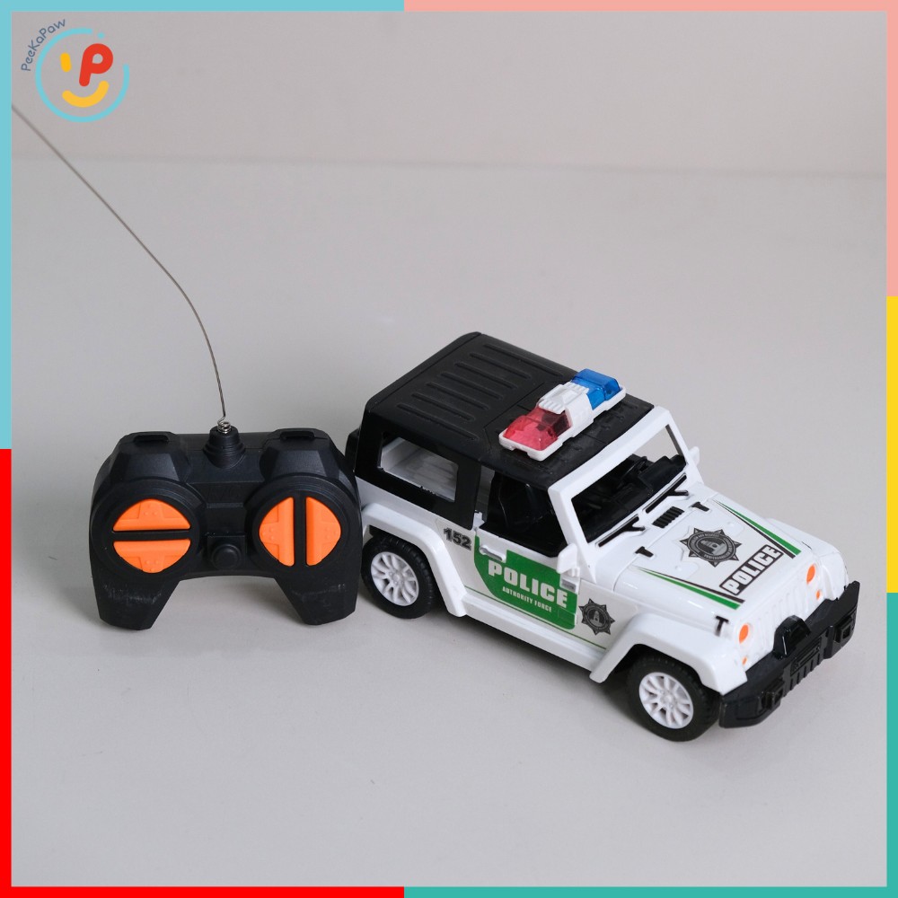 Xe cảnh sát Jeep điều khiển từ xa 6608 PeeKaPaw Toys