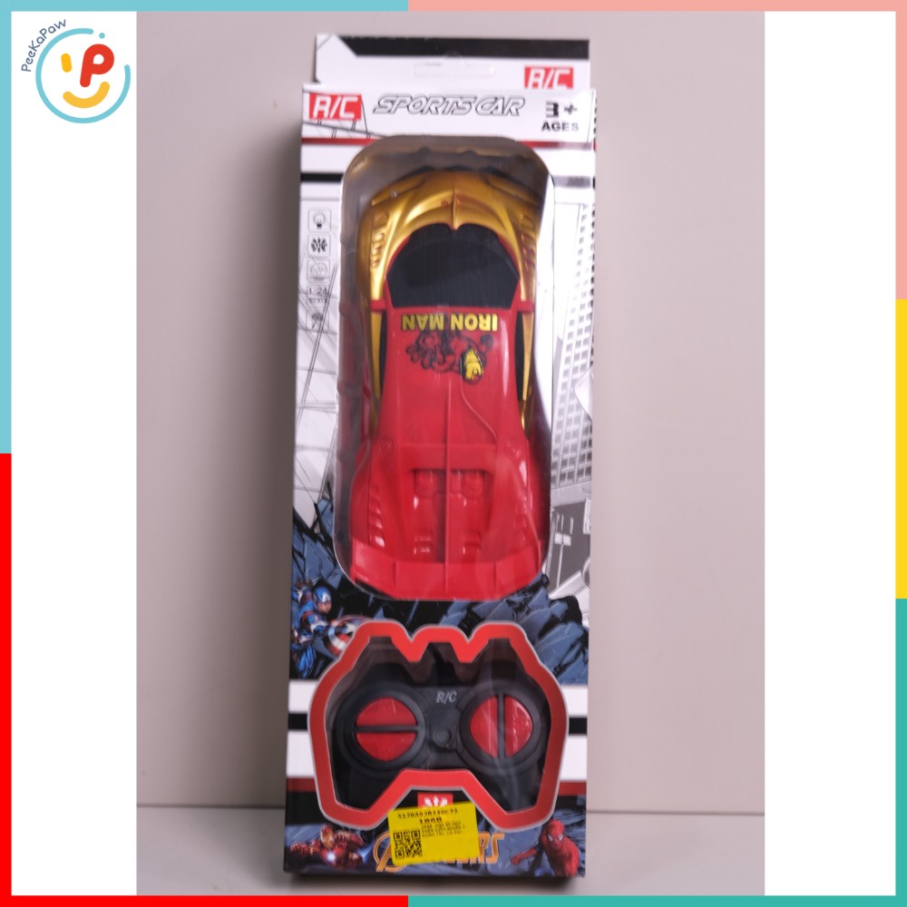 Xe Iron Man điều khiển từ xa pin sạc 186B PeeKaPaw Toys