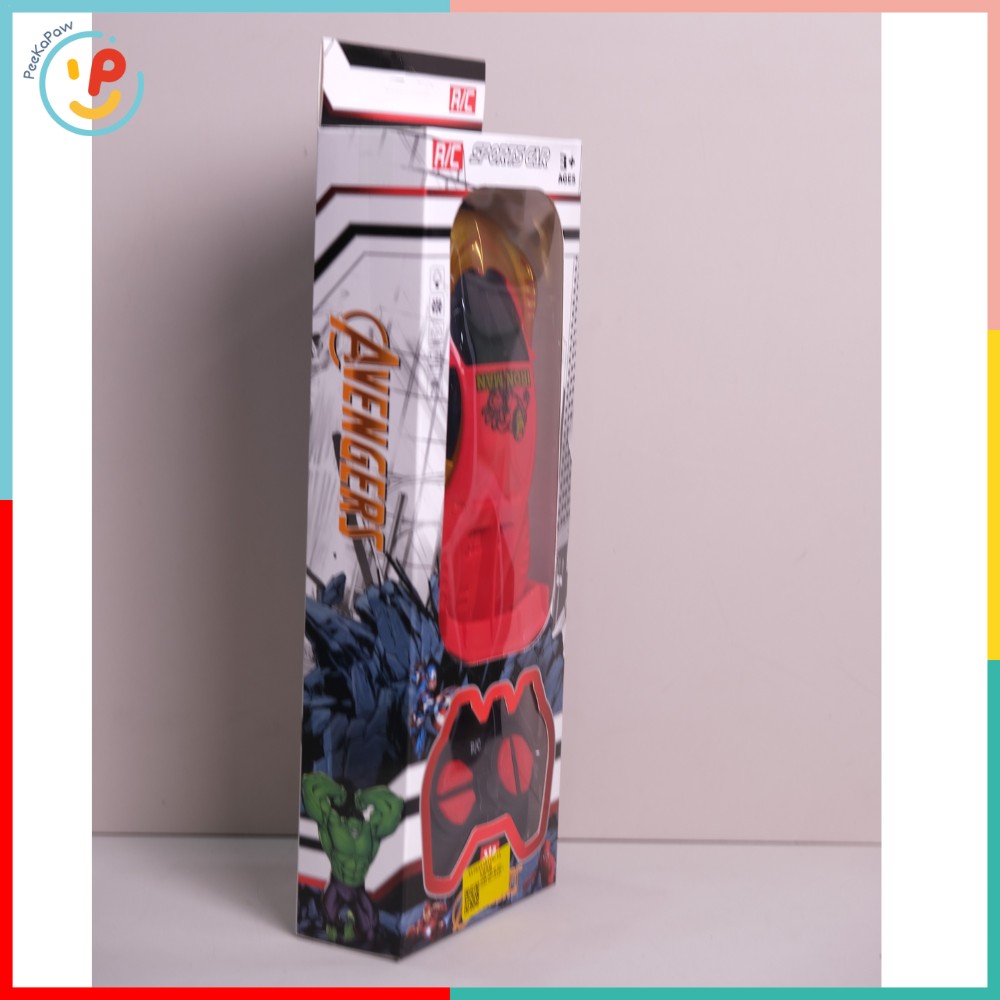Xe Iron Man điều khiển từ xa pin sạc 186B PeeKaPaw Toys