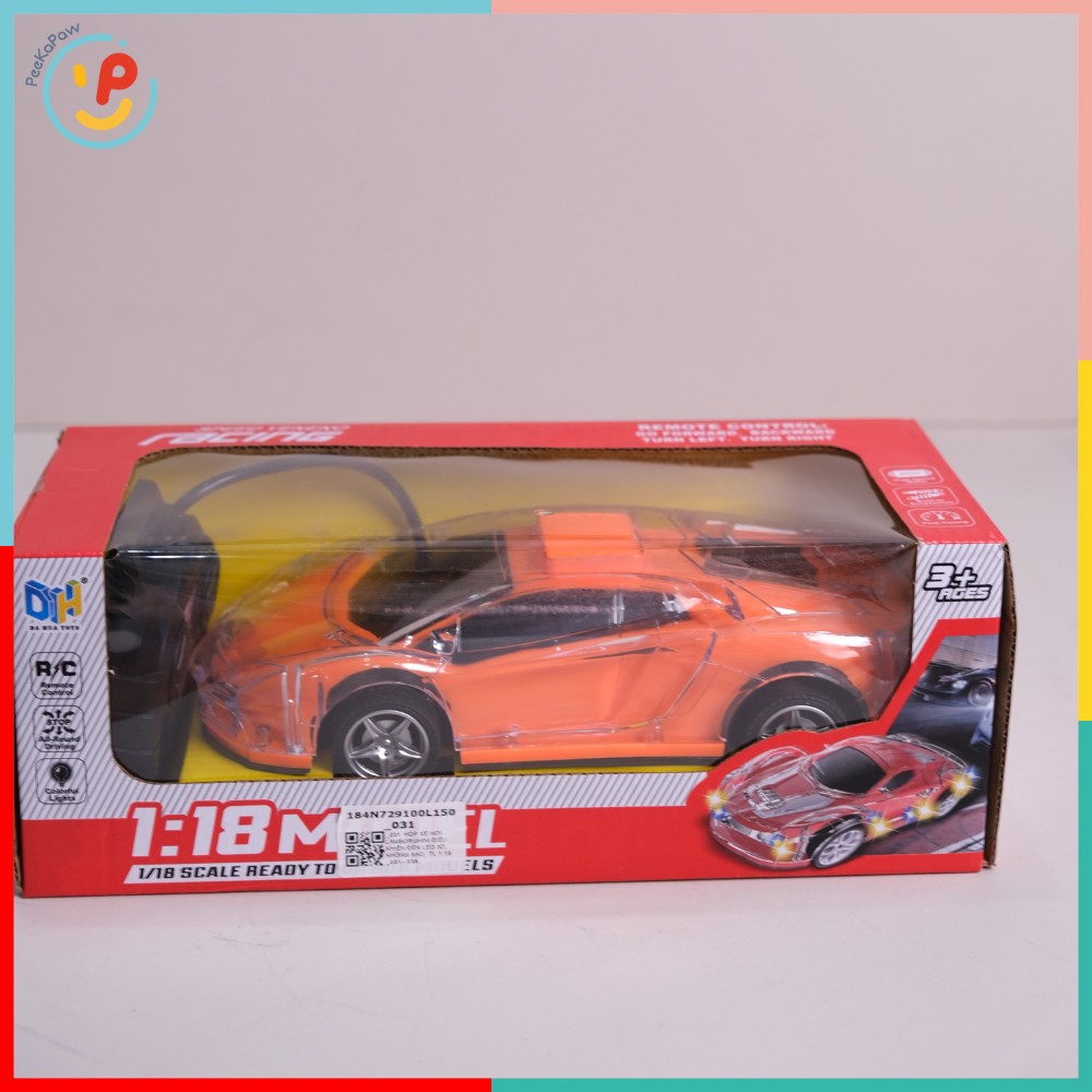 Xe Ô Tô Lamborghini Điều Khiển Từ Xa Có Đèn LED 031 PeeKaPaw Toys