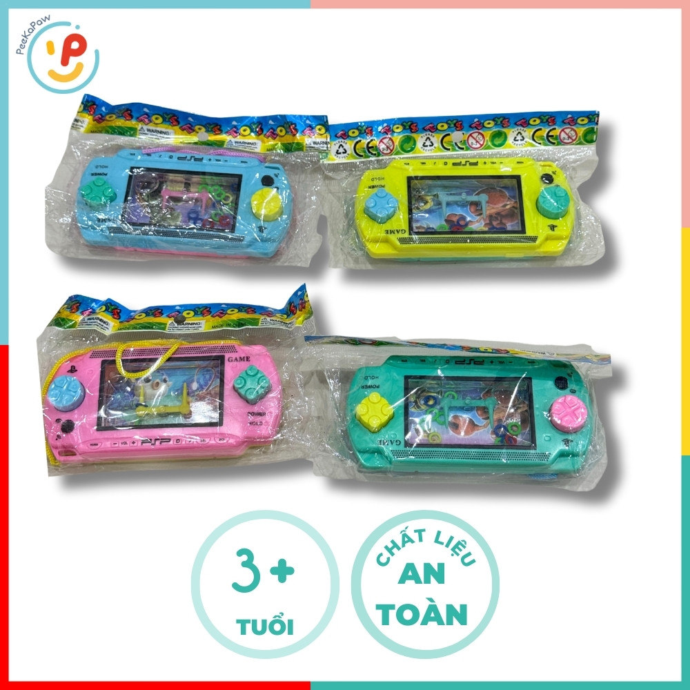 Đồ chơi tuổi thơ máy bắn vòng mini cầm tay nhiều màu PeeKaPaw Toys
