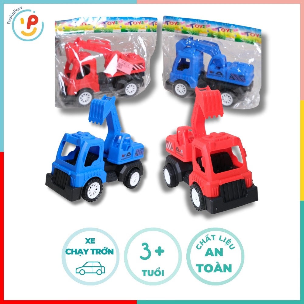 Xe công trình xe xúc chạy trớn 988-235 PeeKaPaw Toys