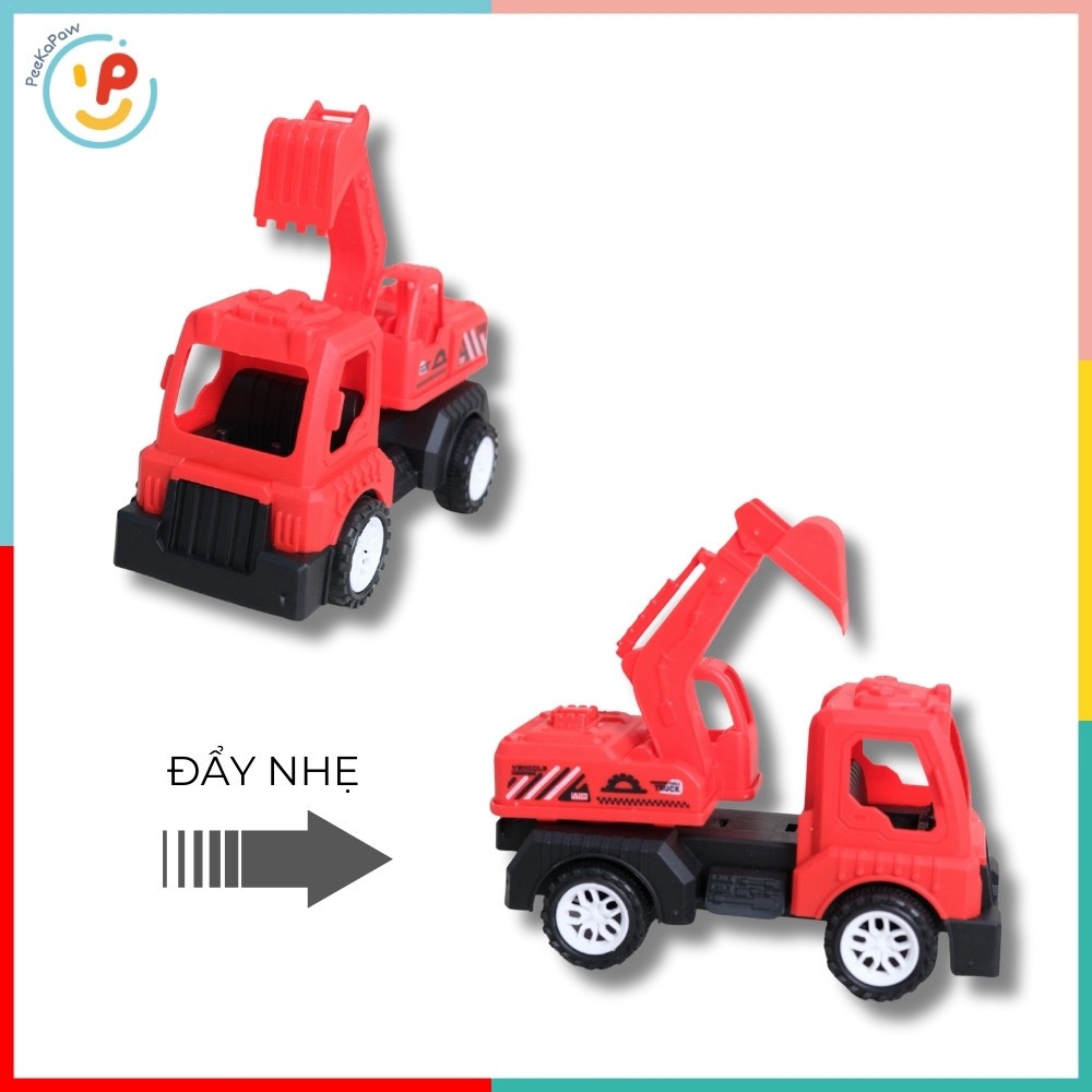 Xe công trình xe xúc chạy trớn 988-235 PeeKaPaw Toys