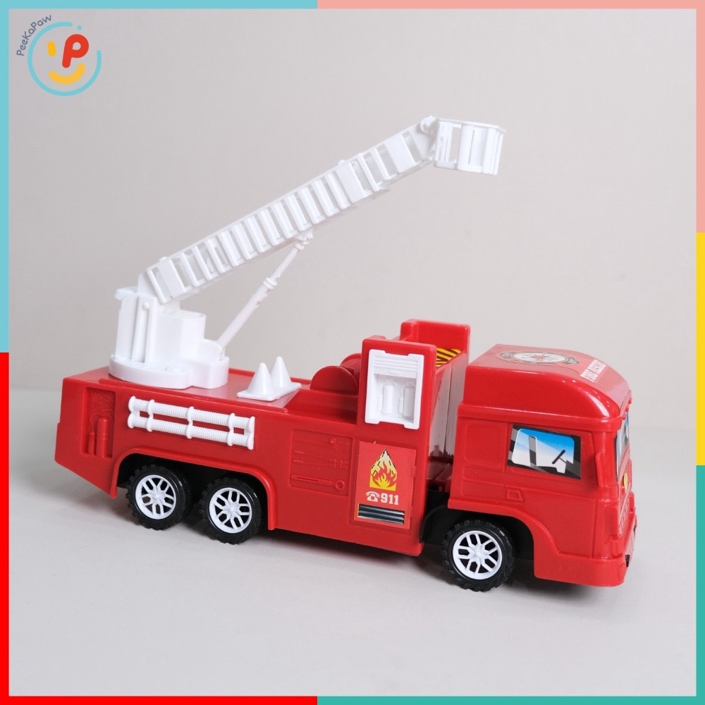 Xe cứu hoả thang nâng chạy trớn 1824 PeeKaPaw Toys