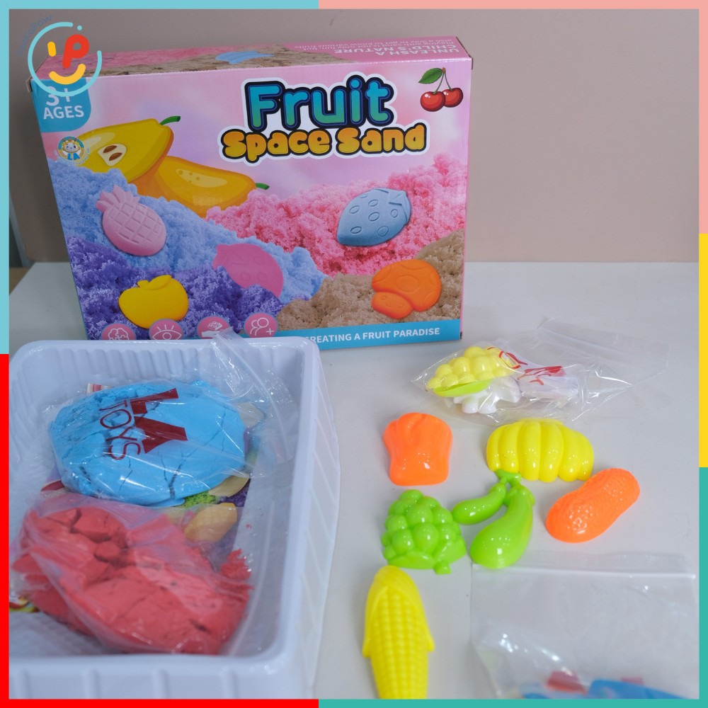 Cát động lực 500g kèm khuôn Dynamic Sand Ocean Sand Fruit Sand Đồ chơi sáng tạo PeeKaPaw Toys