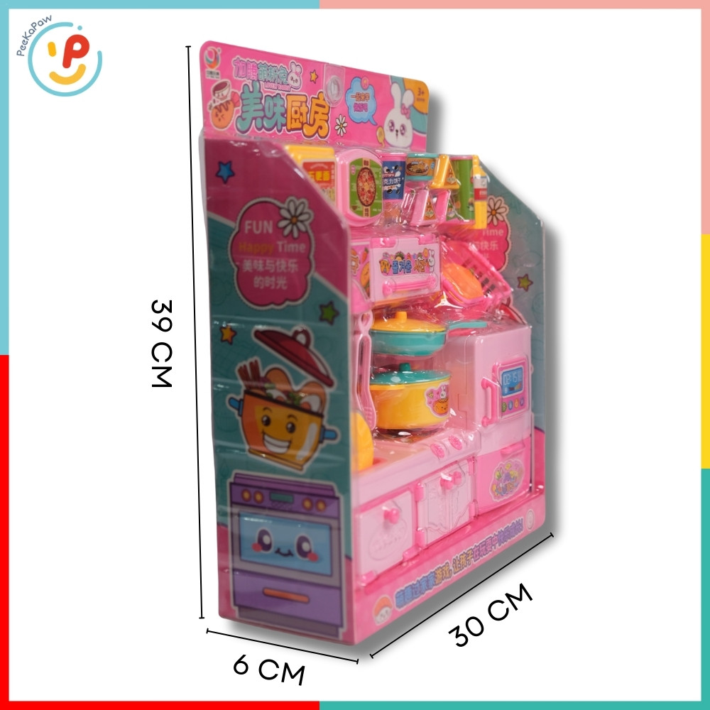 Đồ chơi nấu ăn nhà bếp Thỏ trắng và phụ kiện nhiều mẫu 333 PeeKaPaw Toys