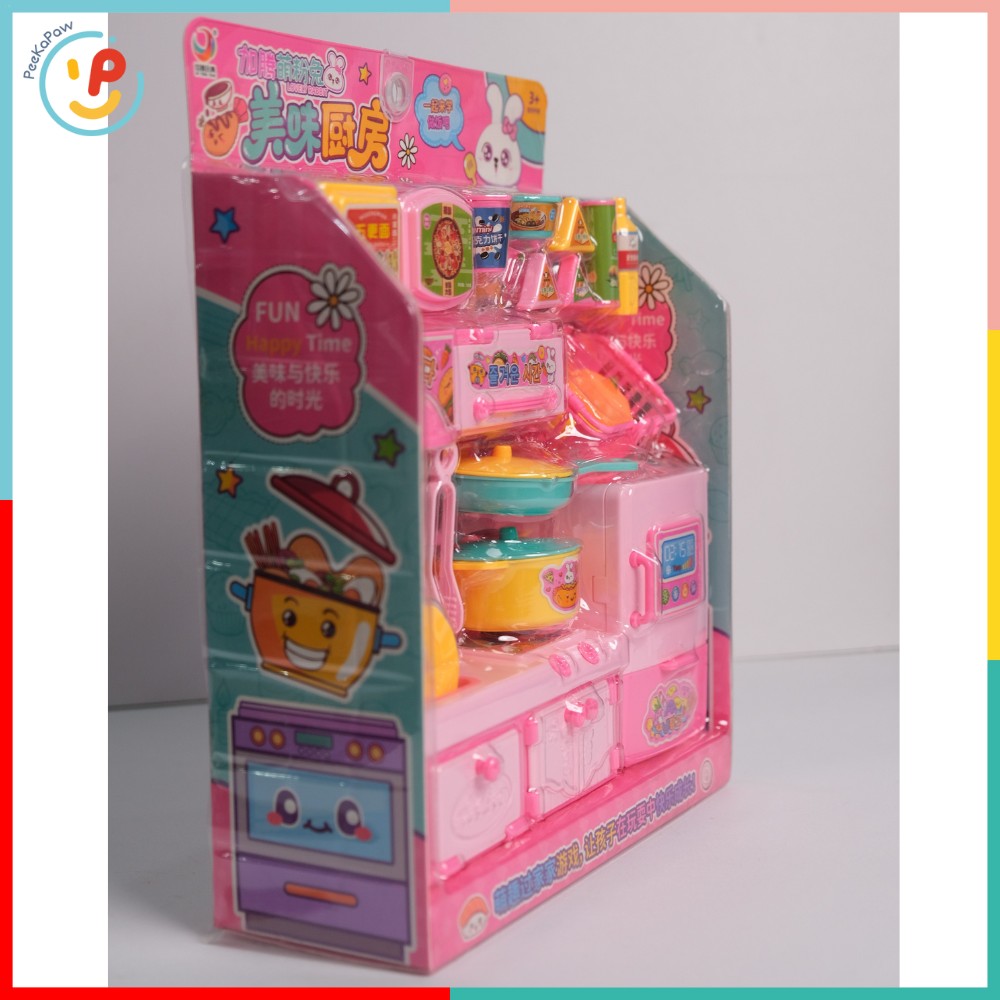 Đồ chơi nấu ăn nhà bếp Thỏ trắng và phụ kiện nhiều mẫu 333 PeeKaPaw Toys