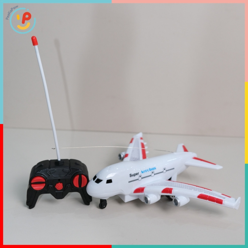 Máy bay Airbus điều khiển từ xa 8004 có đèn PeeKaPaw Toys