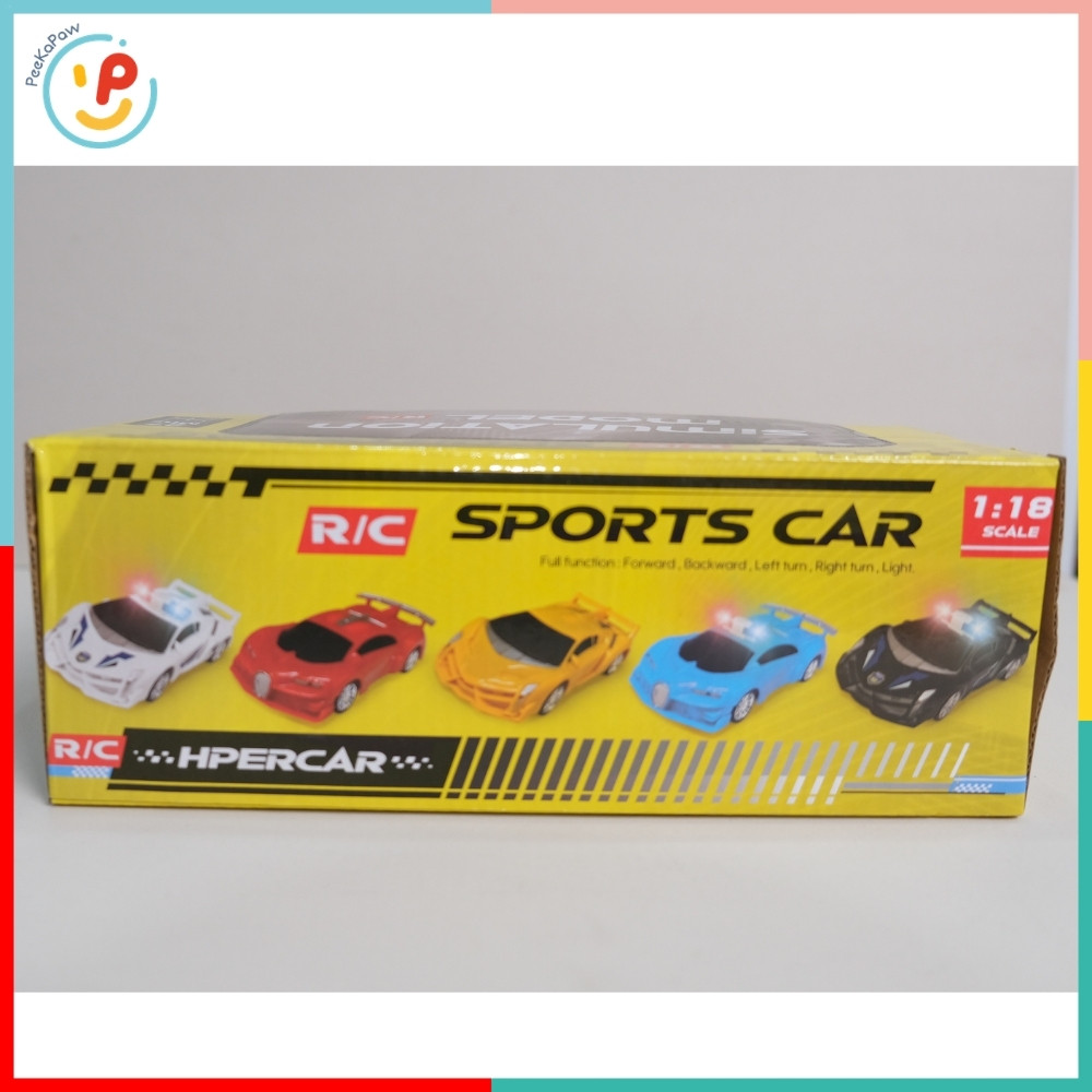 Xe cảnh sát điều khiển từ xa có đèn kiểu thể thao 999-25 PeeKaPaw Toys