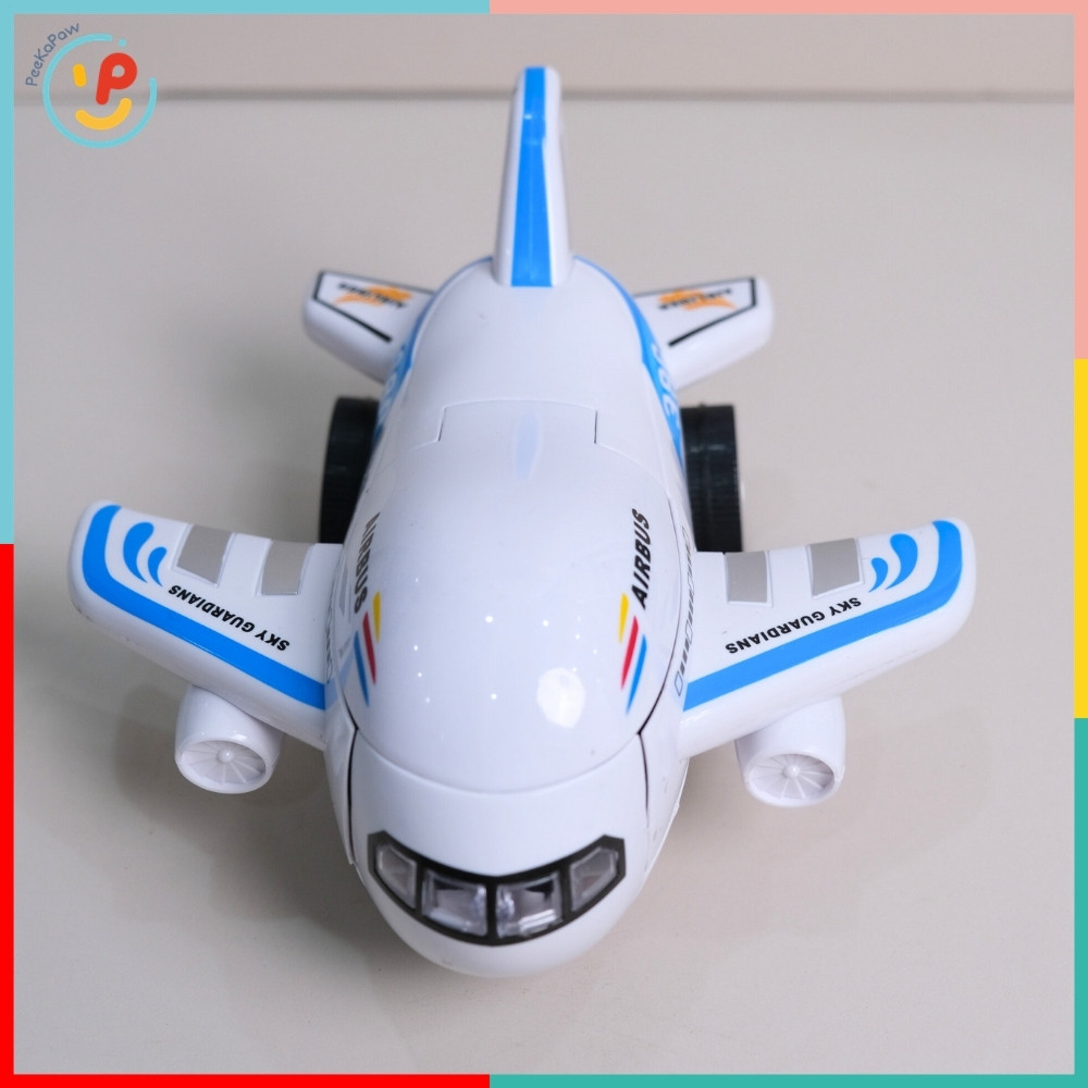 Robot biến hình máy bay Airbus 8995 có đèn nhạc PeeKaPaw Toys
