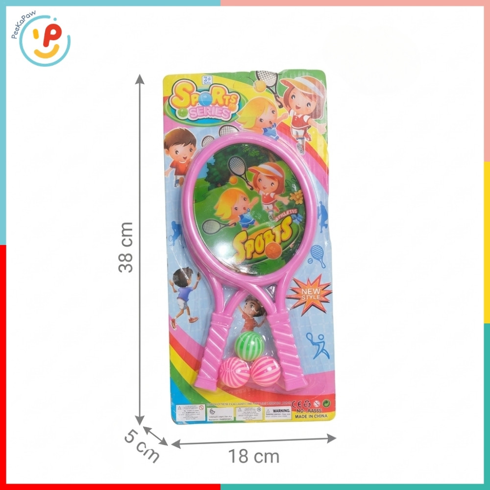 Vợt bóng vợt cầu lông nhỏ cho bé PeeKaPaw Toys