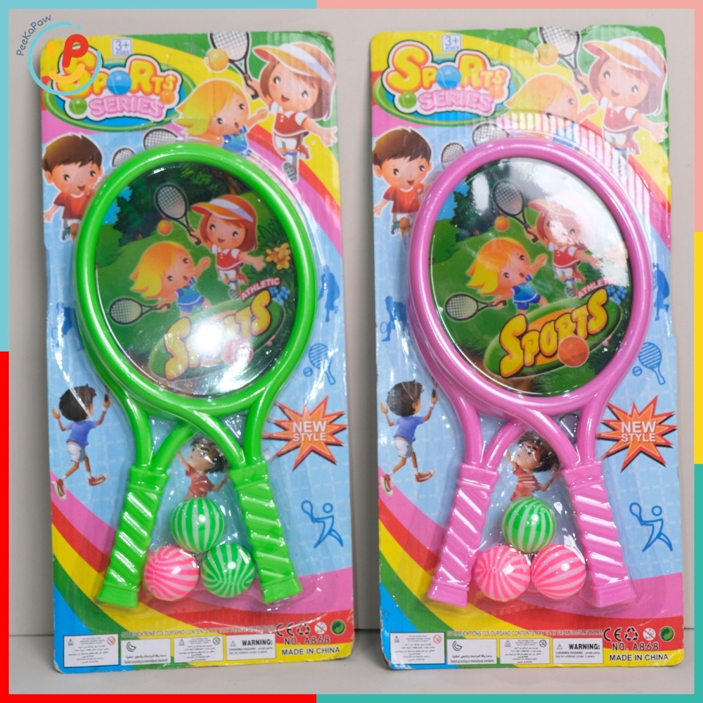 Vợt bóng vợt cầu lông nhỏ cho bé PeeKaPaw Toys