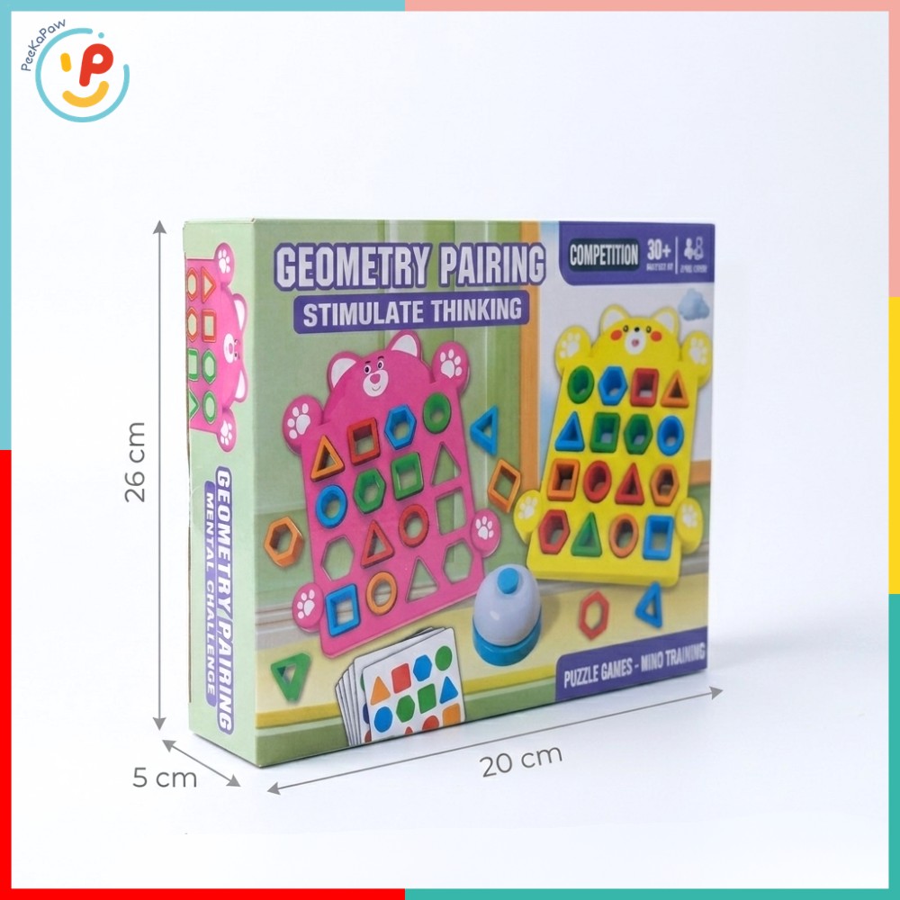 Trò chơi tương tác xếp hình khối Ai Nhanh Hơn HT076 PeeKaPaw Toys