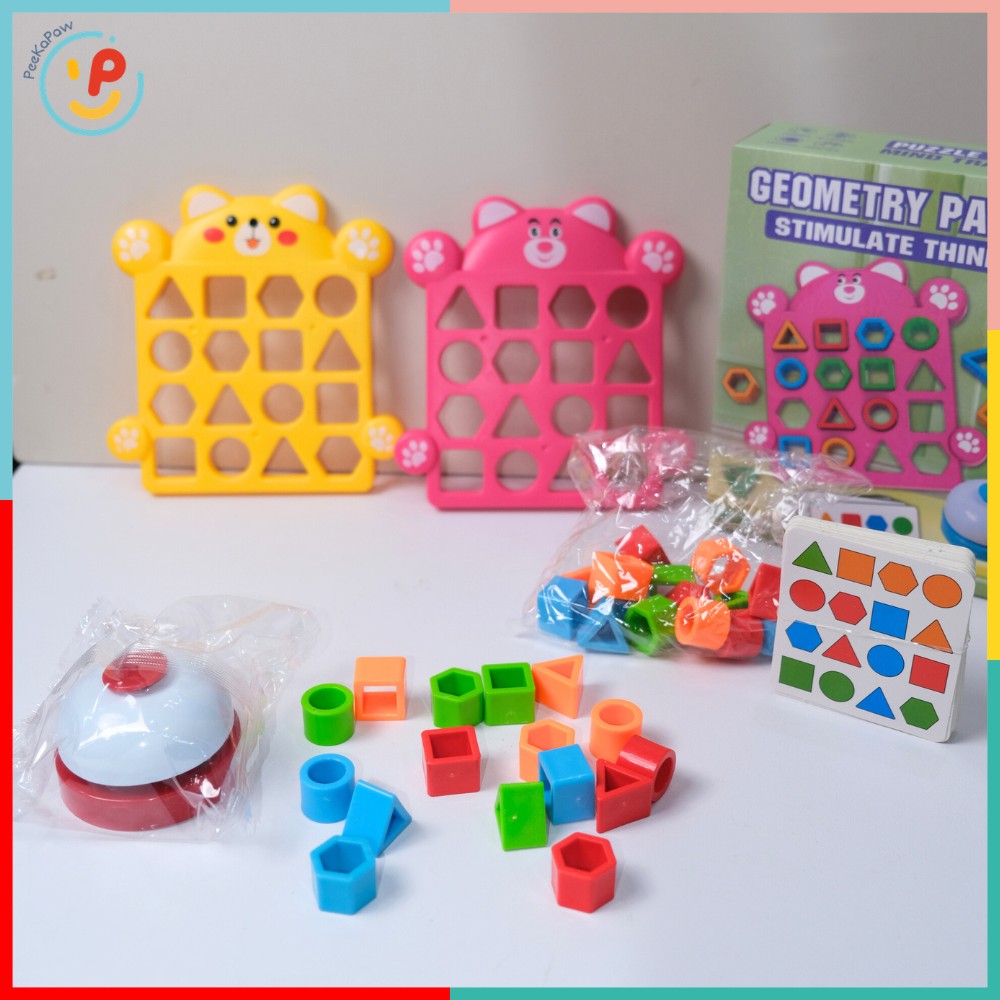 Trò chơi tương tác xếp hình khối Ai Nhanh Hơn HT076 PeeKaPaw Toys