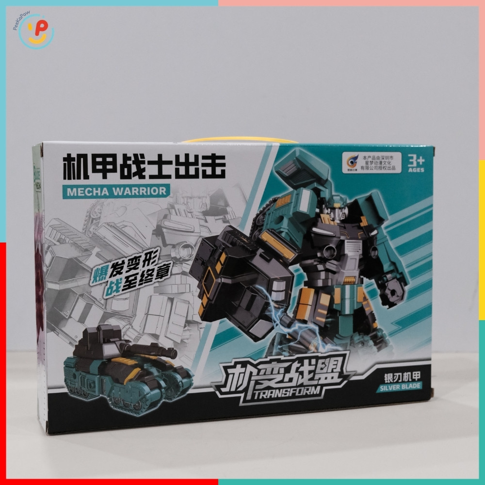 Robot Biến Hình 91836 Lắp Ráp Xe Thành Robot 5 Mẫu Cho Bé PeeKaPaw Toys