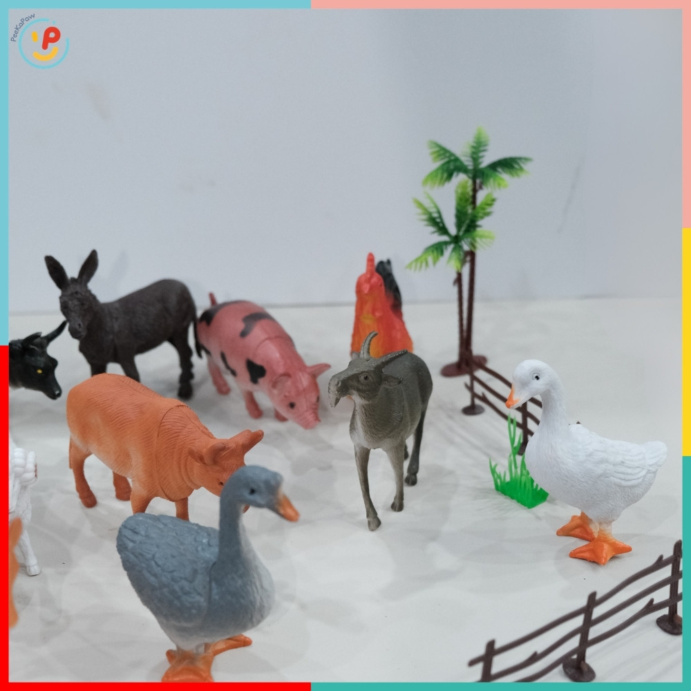 Túi Đồ Chơi Động Vật Nông Trại Gia súc Gia cầm 828-23 PeeKaPaw Toys